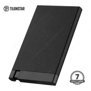 ที่ใส่บัตร TWM114 tilonstar กระเป๋าสตางค์อะลูมิเนียมที่ใส่บัตรเครดิต RFID แบบป๊อปอัพ - Product Image 4
