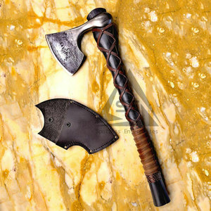 Premium Quality Durable Material Bearded <b>Axe</b> Carbon/Stainless Steel Blade Wood <b>Handle</b> for Cutting Woodworking 3-Year Warranty - Product Image 4