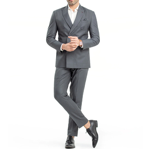 Luxury 3 Piece Men's Wedding <b>Suit</b> Plus Size Breathable Fashion Slim Solid Color Business Office <b>Suit</b> Sets - Product Image 1