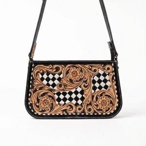 Vintage Women's <b>Handbag</b> Genuine Leather Bags Sling Shoulder Bags Brown Leather <b>Handbags</b> for Women - Product Image 4