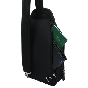 Sac messager SAKOS Hip-Hop tendance pour homme, rayures noires, compartiment amovible pour ordinateur portable, antichoc, port USB rapide, idéal pour les voyages d'affaires - Product Image 1