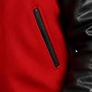 Blouson universitaire personnalisé pour homme, style décontracté et tendance, en laine et duvet, design équipe - Product Image 3