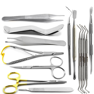Dental Micro Oral Surgery Surgical Instruments Lucas Curettes <b>Needle</b> Holder Forceps Scissors - Product Image 1