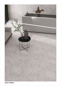 กระเบื้องปูพื้นพอร์ซเลนแบบด้านลายแกะสลักตกแต่ง ขนาด 600x600 มม. ออกแบบมาเพื่อรองรับการสร้างความต่างกันอย่างละเอียดและการจัดวางพื้นผิวอย่างมีเอกลักษณ์ - Product Image 4