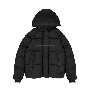 Vestes à capuche pour hommes en coton rembourré imperméable respirant écologique de haute qualité avec logo personnalisé, nouvelle collection automne 2025 - Product Image 1