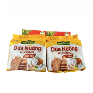 Galleta de Coco Horneada con Jengibre QUYTHU al por Mayor 125g, Snack Crujiente de Jengibre y Coco, Precio Competitivo, Exportación - Product Image 4