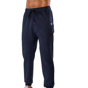 กางเกงวอร์มทรงเทเปอร์ผ้าคอตตอนผสมสำหรับผู้ชาย รุ่น Midnight Depth Vantage  รับผลิตตามแบบ OEM พร้อมสกรีนโลโก้ จำหน่ายจำนวนมาก - Product Image 2