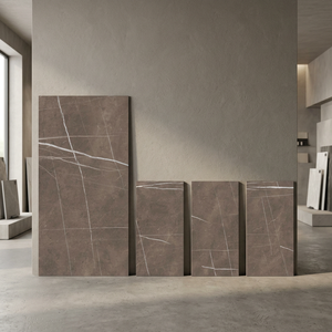 Carreaux de porcelaine antidérapants Pulpi Choco 800x1600mm, épaisseur 10mm, texture pierre, avec garantie de 3 ans pour les projets de sol extérieur en Afrique - Product Image 1