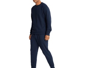 Ensembles de survêtements en coton pour hommes OEM, ensembles de jogging coupe ajustée, tenues décontractées, commande en gros - Product Image 3