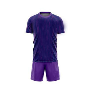 Maillot de football d'entraînement unisexe pour adultes, manches courtes, imprimé, personnalisable, 100% polyester - Product Image 3