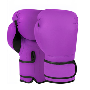 Reasonable Price Sports Equipment <b>Punching</b> Boxing Gloves Solid Color Plain Design Leather Boxing Gloves - Product Image 3