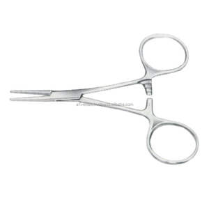 Pinzas Quirúrgicas Rectas y Curvas A-1 VERITAS Hartmane-Arteryy de 10 cm, Instrumentos Quirúrgicos de Acero Inoxidable |   Kit de sutura, instrumento médico - Product Image 3