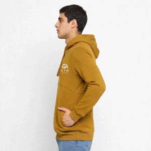 Sweat à capuche d'hiver pour homme GYM ACTIVE, vente en gros, respirant, 100% coton tricoté, 340 GSM, imprimé lettres - Product Image 4