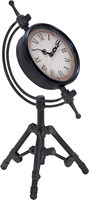 Reloj de Trípode Decorativo de Latón Macizo de Alta Calidad, Pulido, Náutico, Moderno, para Exteriores, Color y Tamaño Personalizables, Paquete de Varias Piezas