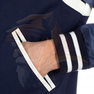 Chaqueta Varsity Personalizada para Hombre, Nueva Llegada, Chaqueta Varsity de Béisbol con Cuello Alto y Letras Bordadas de Alta Calidad - Product Image 6