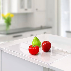 Planche à découper élégante en acrylique, facile à nettoyer, gadget de cuisine, planche à découper pour fromage/pain/fruits, en promotion. - Product Image 3