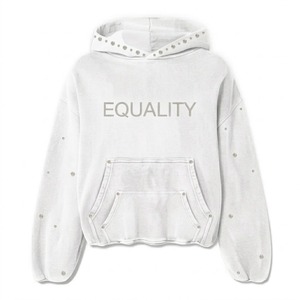 ผู้ผลิตเสื้อฮู้ดดี้ผู้ชายแบบสั่งทำพิเศษ ล้างสีแบบแอซิด ประดับเพชรเทียม สไตล์วินเทจ ทรงโอเวอร์ไซส์ ผ้าฟลีซ ผลิตจากโรงงานโดยตรง จำหน่ายผ่านร้านค้าโดยตรง - Product Image 5