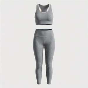 Haut court de yoga et fitness pour femme, léger, respirant, à col roulé et dos nu, à manches longues, coupe ajustée et moulante, pour la course et la gym - Product Image 1