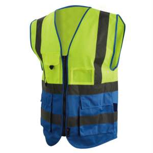 Gilets de sécurité réfléchissants à logo personnalisé pour la construction industrielle, soutien lombaire compressif, pour hommes adultes, en polyester - Product Image 6
