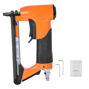 20 Gauge Pneumatic <b>Staple</b> Gun Air Upholstery Stapler 50 Series Fine Wire <b>Staples</b> 1/2\" Crown 1/4\" 5/8\" Length Max 110PCS L - Product Image 1