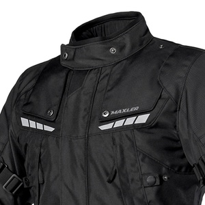 Veste de moto pour homme sur mesure en Cordura, respirante, imperméable, coupe-vent, pour longues balades et aventures, grandes tailles - Product Image 2