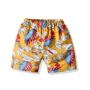 <b>Men</b> Blue Tropical Print Board Shorts Quick Dry Elastic Waist Casual Swim <b>Trunks</b> Short Length Polyester Material - Product Image 4