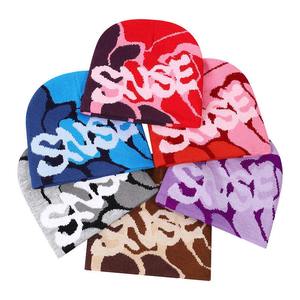 Gorros de Punto Personalizados con Diamantes de Imitación, Cristales Brillantes, Estilo Urbano Y2K, Gorros de Lujo Brillantes para Mujer - Product Image 1