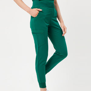 Nouvel ensemble de blouses médicales extensibles à manches courtes et multi-poches, design personnalisé, respirant, pour femmes - Product Image 5