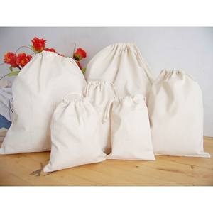 Bolsas de Lona de Algodón Reciclado Ecológicas Personalizadas al por Mayor, con Cordón, Lisas o Impresas, Grandes, con Cuerda y Logotipo Personalizado - Product Image 2