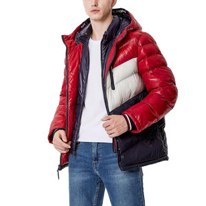 New Stylish Hooded Canvas Bubble <b>Jacket</b> for <b>Men</b> Customizable Breathable Oversized Design - Product Image 1