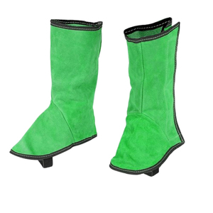 Customizable Durable Cowhide <b>Split</b> Leather Gaiter Flame Retardant Welding <b>Shoe</b> Cover for Daily Industrial Safety Foot Protection - Product Image 4