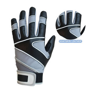 Gants de frappe en cuir noir, ambidextres, rembourrés, fermeture auto-agrippante, unisexes, pour entraînement adulte - Product Image 6