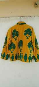 เสื้อแจ็คเก็ตกำมะหยี่ปักลายแบบกลับด้านได้ สวมใส่สบายสำหรับฤดูหนาว ดีไซน์เสื้อโค้ทสั้นแบบใหม่ - Product Image 5