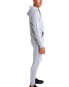 Vêtements de sport personnalisés OEM pour hommes Survêtement en molleton de coton épais Survêtement écologique et respirant à fermeture éclair Ensembles de jogging d'hiver - Product Image 2