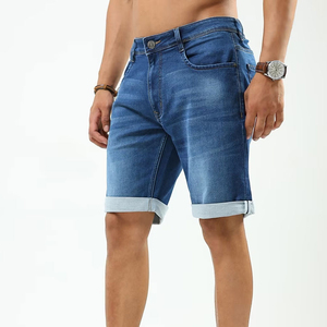 Shorts en jean pour hommes de qualité supérieure, logo personnalisé, OEM, ODM, coupe décontractée, prix d'usine, fournisseur de vêtements en gros - Product Image 3