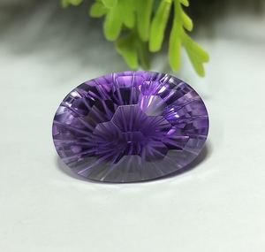 Pierre précieuse améthyste violette naturelle, coupe ovale, pierre lâche de haute qualité pour la fabrication de bijoux, conception de pendentif et de bague - Product Image 4