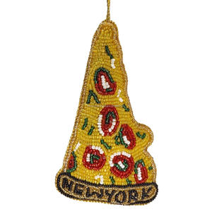 Ornement suspendu fait main en perles dorées, brodé de sequins, tendance, décoration de festival chrétien, souvenir personnalisé, vente en gros - Product Image 3