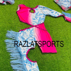 Uniformes de Animadoras Personalizados mjarotte con Logotipo Frontal Impreso por Transferencia Térmica, Uniformes Premium para Niñas y Adultas, Conjuntos para Equipos de Competición - Product Image 1