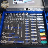 RT TOOL Coffre de rangement d'atelier en fer à 7 tiroirs personnalisable avec organisateur d'outils OBM