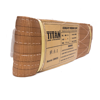 Sangle en polyester marron de force industrielle Provina 6000kg Heavy Duty levage Transport remorquage personnalisé OEM/ODM modèle plat
