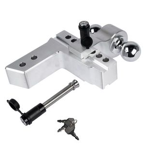 2.5 Inch Receiver 18500LBS Aluminum Trailer Hitch Ball Mount with Locks Fits 18500LBS Hitch Mounts - Product Image 5