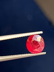 Rubis naturel du Mozambique, pierre précieuse rouge, certifiée IGI, ronde, haute qualité, pour la fabrication de bijoux, bagues, pendentifs, boucles d'oreilles - Product Image 4