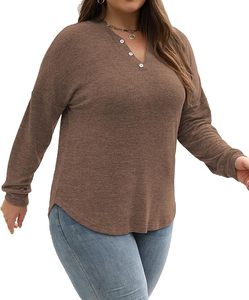 Pull-over unisexe grande taille à manches longues et col rond, coupe classique, 100 % coton, anti-plis, en molleton, pour l'hiver, tailles L-4XL - Product Image 4