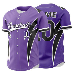 Maillots de baseball à la mode, design unique, impression par sublimation, logo d'équipe, nom, numéro, vente chaude - Product Image 1