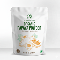 Hoogwaardig biologisch fijn gesprayd papajapoeder 100% puur, vrijvloeiend, Indiase zoete smaak, vacuüm verpakt, bulkverpakking HP