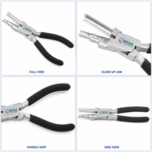 Professional <b>Multi</b> Size Stepped Bail Making <b>Pliers</b> Jewelry Wire Looping Forming <b>Tool</b> Keywords - Product Image 6