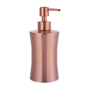 Wholesale Supplies Rose Gold Stainless Steel Bathroom Set <b>Hand</b> Pump <b>Soap</b> Dispenser <b>Refillable</b> Lotion Bottle For Hotel Bathroom - Product Image 2