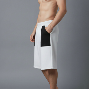 Pantalones Cortos Deportivos para Hombre, OEM/ODM, de Poliéster/Algodón, Diseño de Dos Tonos, Cintura Media, Tallas Grandes, Cintura Elástica, Secado Rápido - Product Image 2