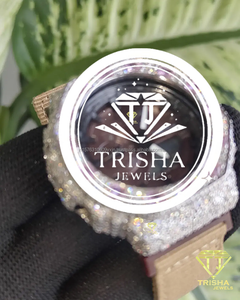 Exclusive VVS Moissanite <b>Diamond</b> <b>Watch</b> 925 Sterling Silver Iced Out Luxury Women Fashion Timepiece - Product Image 2