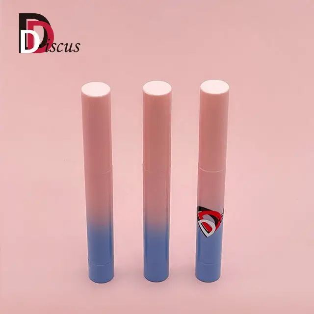 Forma rotonda piccolo balsamo per le labbra tubi su misura colore e Logo balsamo per le labbra pacchetto rossetto tubo contenitori cosmetici